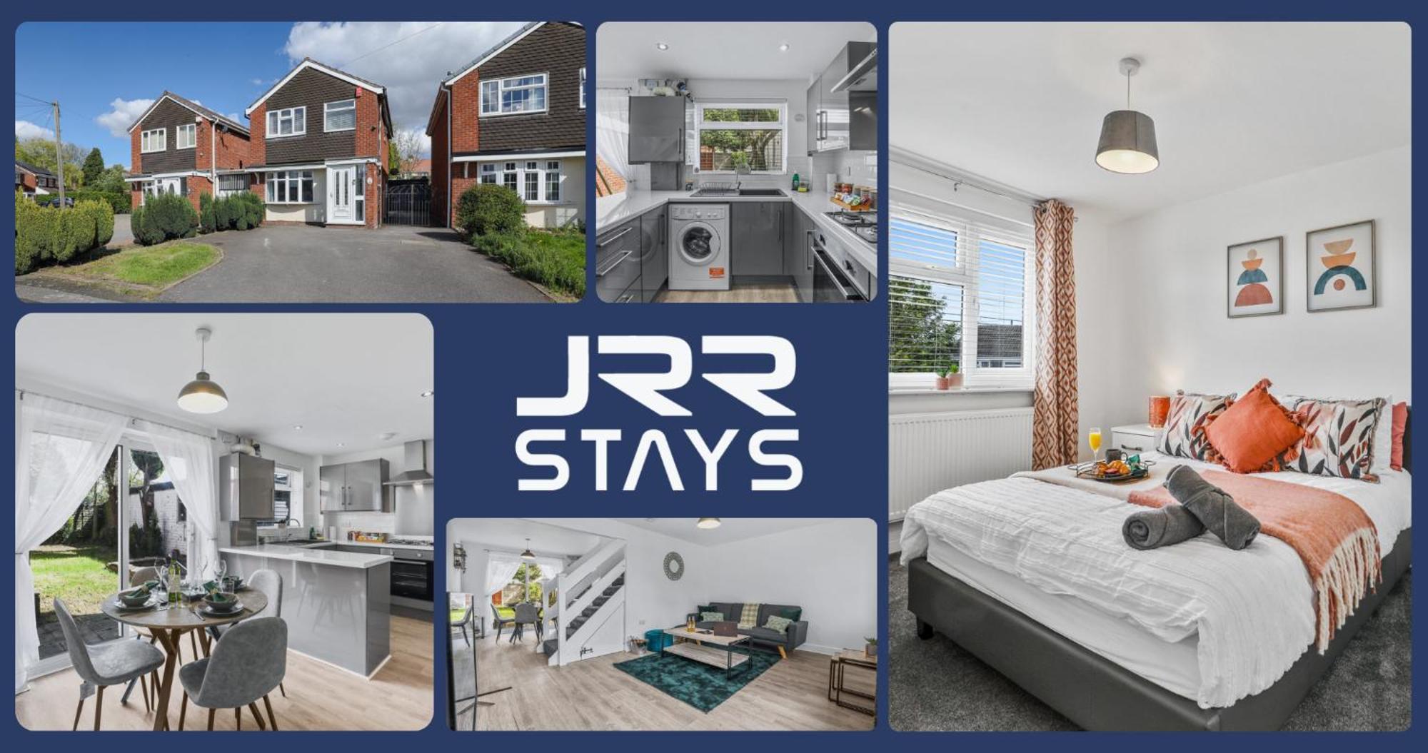 Wolverhampton - Amazing 3 Bedroom, Sleeps 6, Wi-Fi - Jrr Stays Экстерьер фото